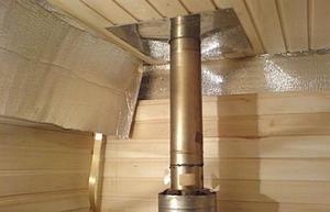 Чем изолировать металлическую трубу дымохода бани? - «Строительство»