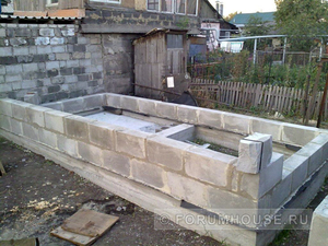 Как построить баню из блоков своими руками? - «Строительство»