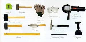 Контрольно-измерительные и строительные инструменты каменщика - «Строительство»