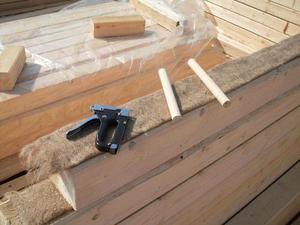 Правила укладки утеплителя из джута на брус - «Строительство»