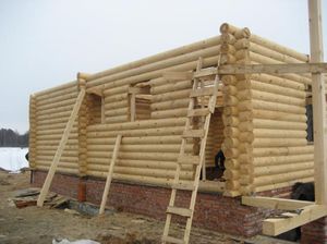 Проекты бань из оцилиндрованных бревен и их строительство - «Строительство»